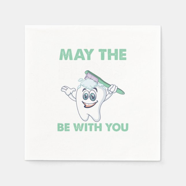 Tandvård Orthodontist Teeth Doktor kan drabbas av Pappersservett (Framsidan)