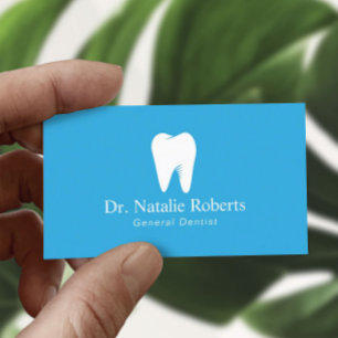 Tandvård Tandvård Logotyp Plain Himlar Blue Dentis Tidsbeställning Kort