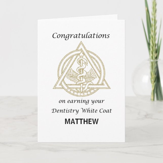 Tandvård White Jackar Anpassningsbar School Namn M Kort (Framsida)