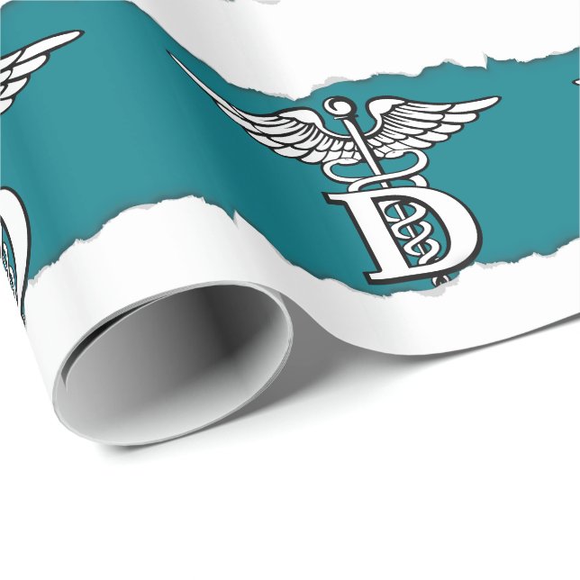 Tandvårdsymbol Presentpapper (Rullad Hörn)