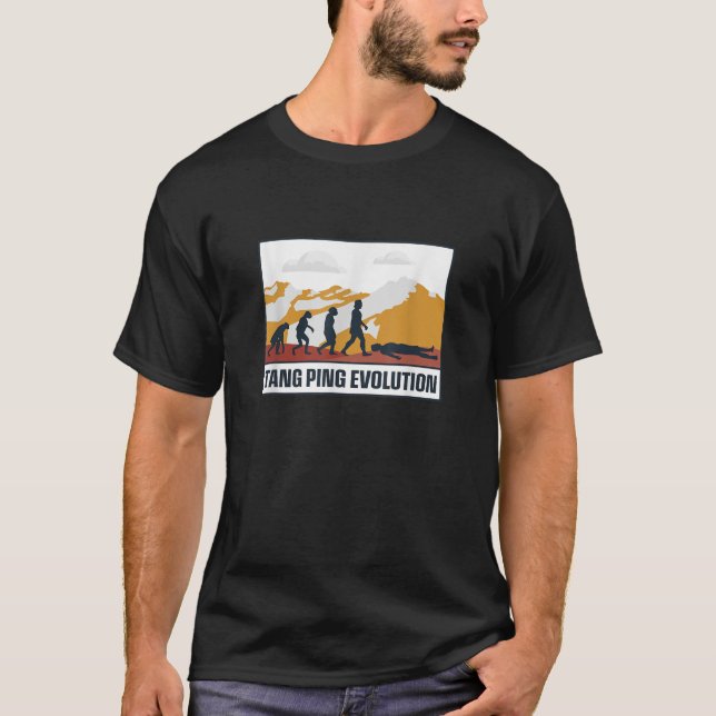 Tang Ping Evolution  T Shirt (Framsida)
