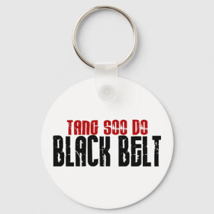 Tang Soo Do Black Bälte Karate Nyckelring