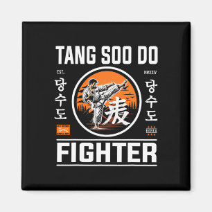 Tang Soo do Fighter - Fläkt vid koreanska Karate Magnet