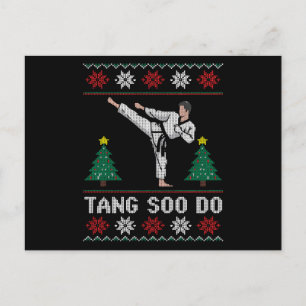 Tang Soo Do jul ful jultröja kampsport Helg Vykort