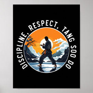 Tang Soo Do koreansk Karate Martial Arts Martial A Poster