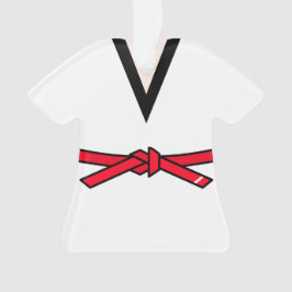 Tang Soo Do Red Bälte 1:a Level Personlig