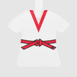 Tang Soo Do Red Bälte 1:a Level Personlig