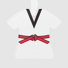 Tang Soo Do Red Bälte på andra nivån Personlig