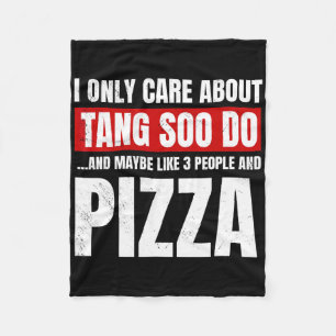 Tang Soo Do Sparring Martial Artist Karate Master Fleecefilt