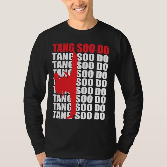 Tang Soo gör skjortan för långärmad T Tee (Framsida)