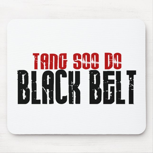 Tang Soo svärtar bälteKarate Musmatta (Framsidan)