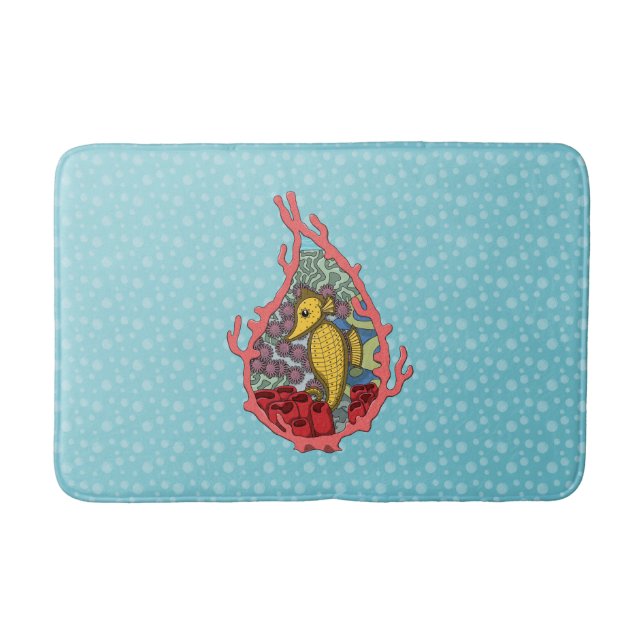 Tanga, Seahorse Bath Mat Badrumsmatta (Framsidan)
