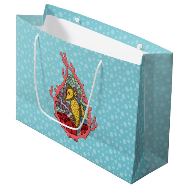 Tanga Seahorse Gift Bag (Framsidan Vinklad)
