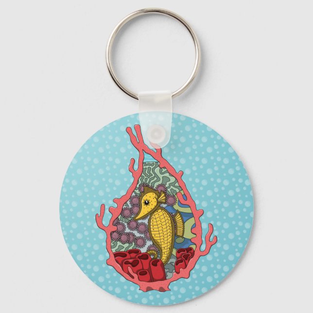 Tanga, Seahorse Keychain Nyckelring (Framsida)