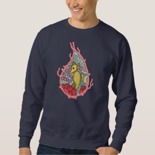 Tanga, Seahorse Manar Mörk Shirt Lång Ärmad Tröja