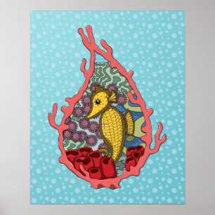 Tanga, Seahorse Poster
