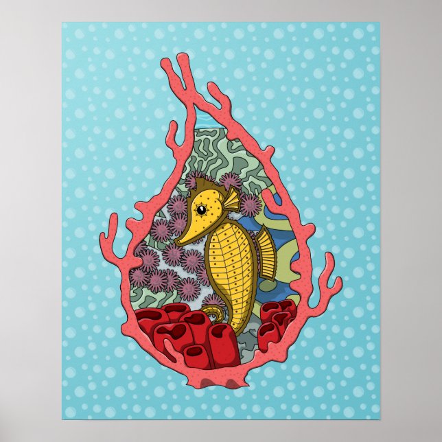 Tanga, Seahorse Poster (Framsidan)