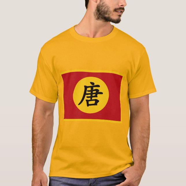 Tangdynastiflagga T Shirt (Framsida)