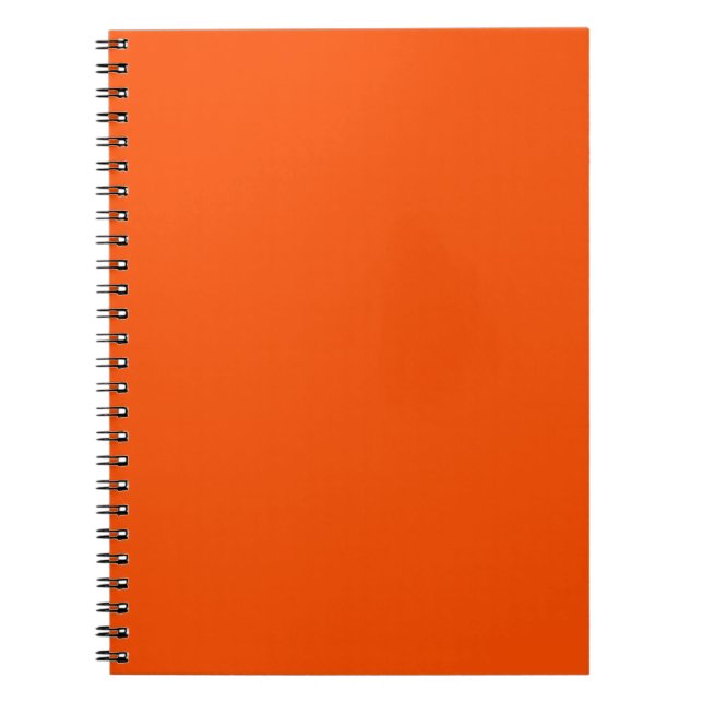 Tangelo Orange Anteckningsbok Med Spiral (Framsidan)