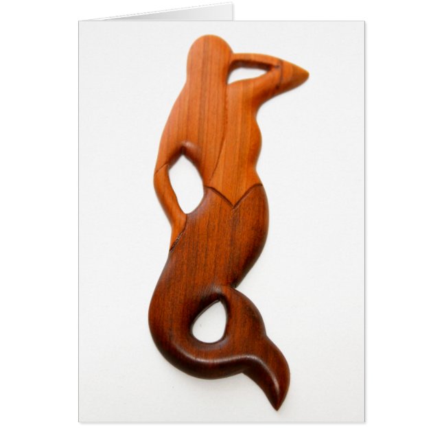 tangensökning, sjöjungfru hälsningskort (Framsidan)