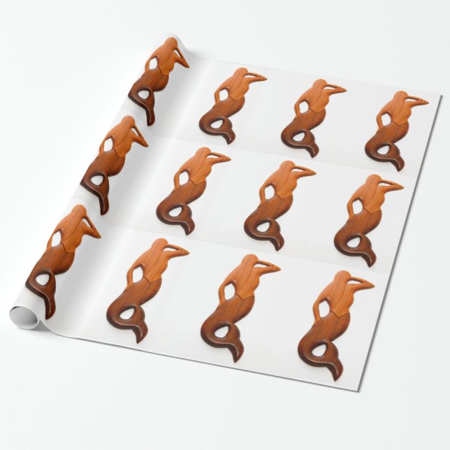 tangensökning, sjöjungfruar presentpapper (Utrullad)