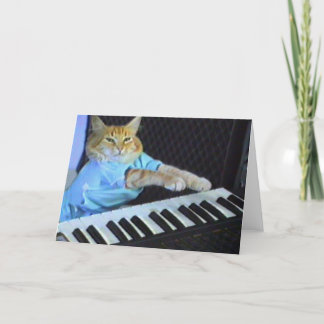 Tangentbord Cat Hälsning/julkort! Kort