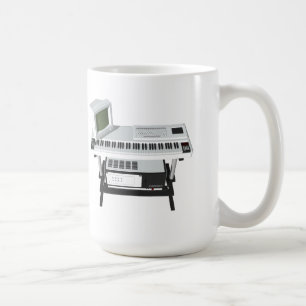 tangentbord för 80-talstilmärkduk: 3D modellerar Kaffemugg