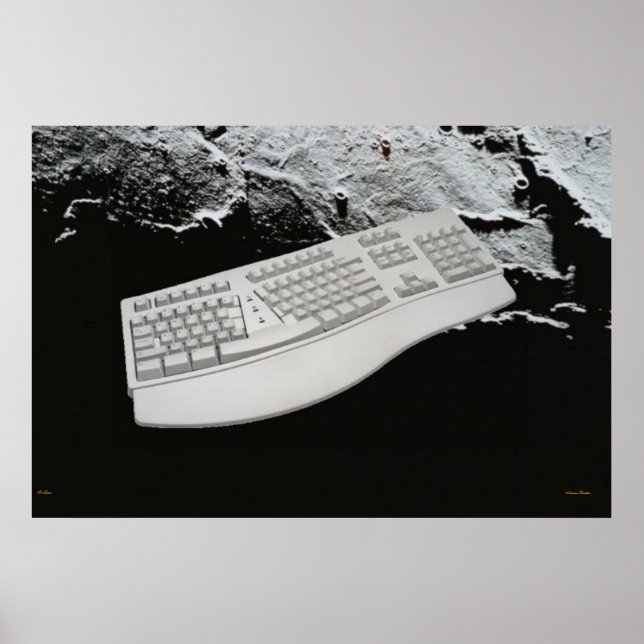 Tangentbord i rymden Poster (Framsidan)