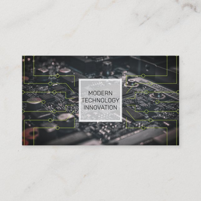 Tangentbord | Kod | Programmerare | Kretskort Visitkort (Framsida)