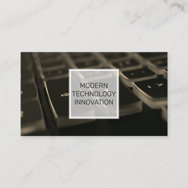 Tangentbord | Kod | Programmerare Visitkort (Framsida)