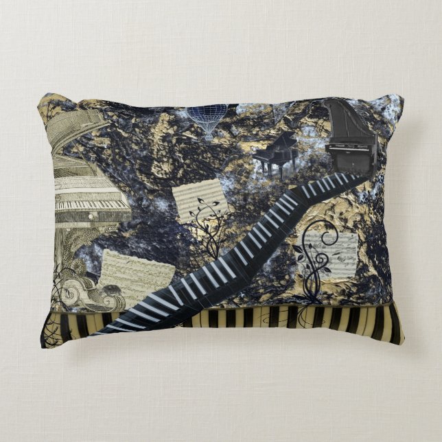 Tangentbord landskap prydnadskudde (Framsidan)