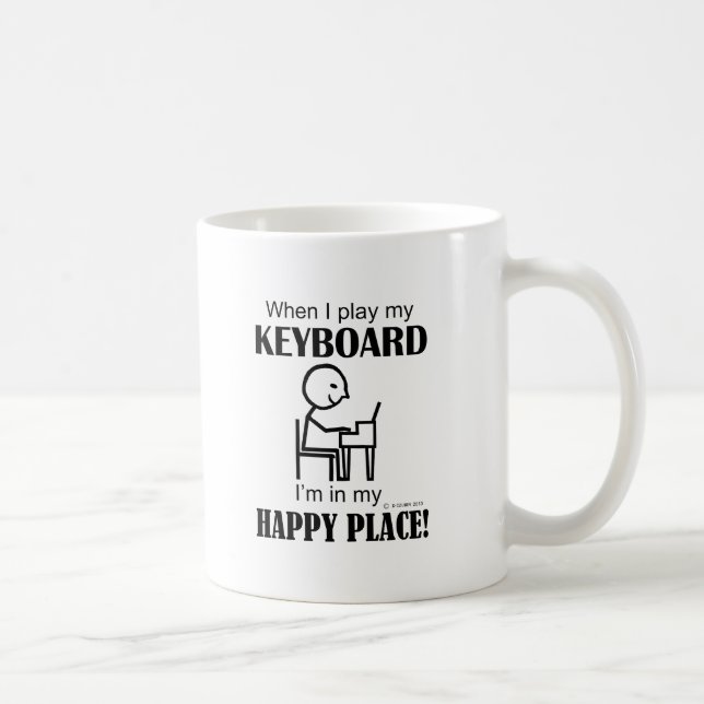 Tangentbord Lycklig Ställe Kaffemugg (Höger)
