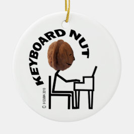 Tangentbord Nöt Julgransprydnad Keramik