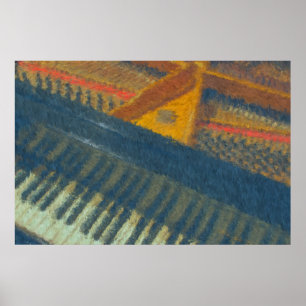 Tangentbord och Impressionist för stift 3 Poster