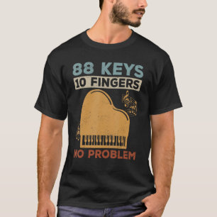 Tangentbord Pianist 88 Nycklar 10 Finger - inget p T Shirt