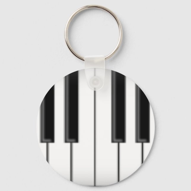 Tangentbord/Piano Nycklar: Nyckelring (Framsida)
