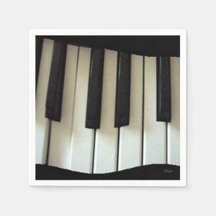 Tangentbord/Piano Nycklar Pappersservett
