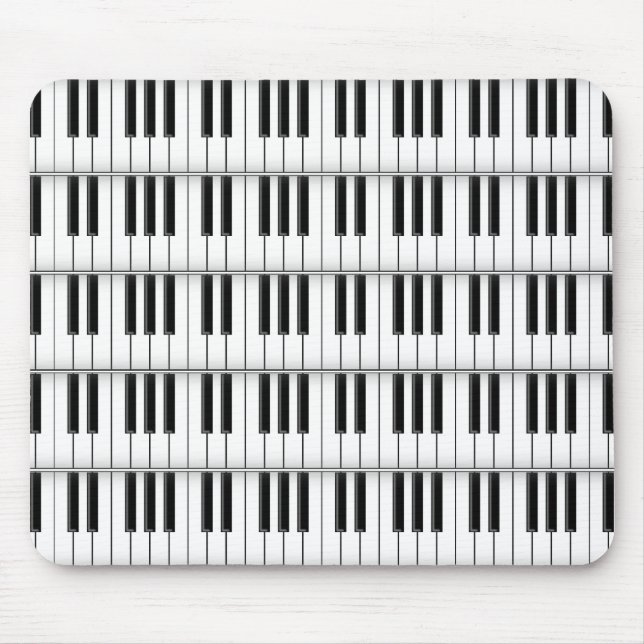 Tangentbord-/pianonycklar: Beställnings- Mousepad Musmatta (Framsidan)