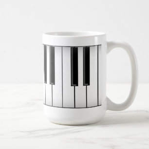 Tangentbord-/pianonycklar: Kaffemugg
