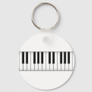 Tangentbord-/pianonycklar: Nyckelring