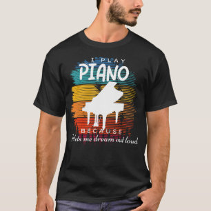 Tangentbord: Pianos Melodic Reverie T Shirt