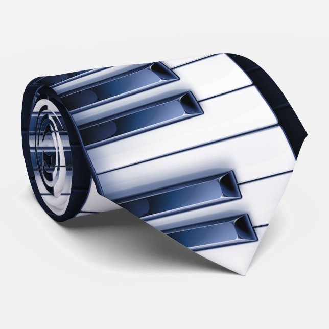 Tangentbord Play Piano Musical Tangentbord Necktie Slips (Rullad)