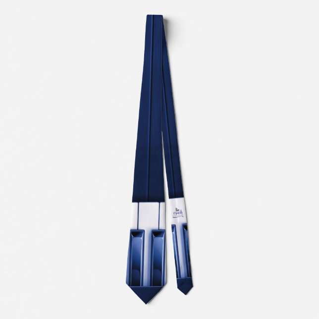 Tangentbord Play Piano Musical Tangentbord Necktie Slips (Framsida)