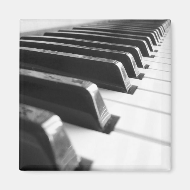 Tangentbord - Svartvit Magnet (Framsidan)