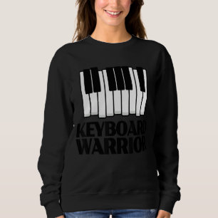 Tangentbord Warrior Music Dj Synth Synthesizer T Shirt