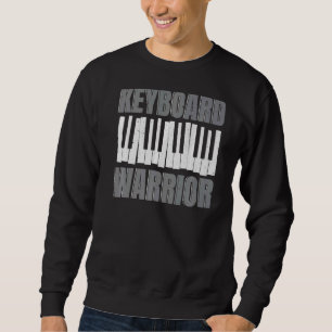 Tangentbord Warrior Musical Instrument Musician Pi Lång Ärmad Tröja