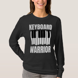 Tangentbord Warrior Synth Music Producer Synthesiz T Shirt