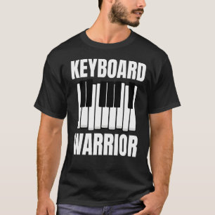 Tangentbord Warrior Synth Music Producer Synthesiz T Shirt