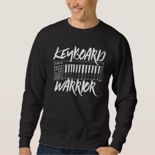 Tangentbord Warrior Synthesizer Music Producer Lång Ärmad Tröja