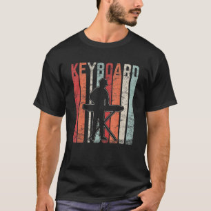 Tangentbordspelare Musik Musiker Pianist Vintage P T Shirt
